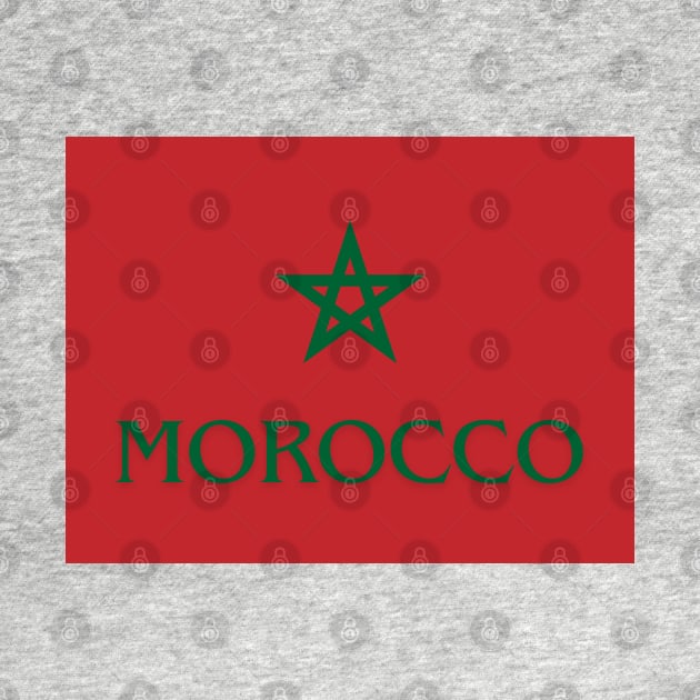 Moroccan Flag by aybe7elf